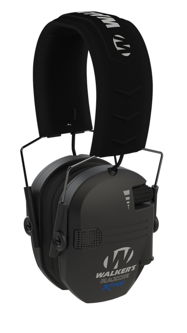 Walker's GWPXDRSEM Razor X-TRM Digital Electronic Muff 21 dB Over the Head Black Polymer
