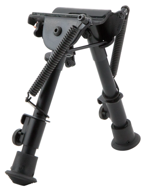 Harris Bipods BR1A2 Non-Swivel BR Bipod Black 6-9" Steel/Aluminum