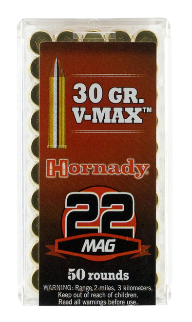 Hornady 83202 Varmint Express  22 WMR 30 gr Hornady V Max 50 Per Box/ 40 Case