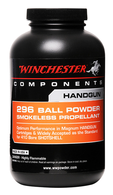 Winchester Powder 2961 Ball Powder 296 Handgun Multi-Caliber 1 lb