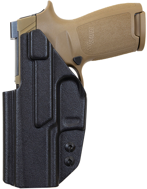 1791 Gunleather TACIWBP320BLKR Tactical Kydex  IWB Black Kydex Belt Clip Fits Sig P320