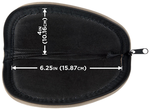 Allen 726 Pistol Case  6" Long Earth Tone Holds Handgun Endura