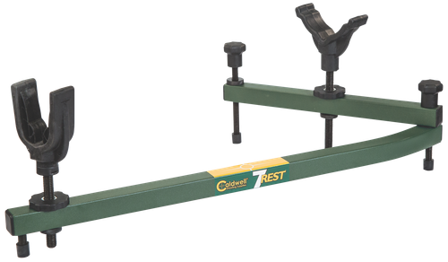 Caldwell 1071001 7-Rest  16-24" Vertical Adjustment, Green Aluminum, Ambidextrous Design for Universal Firearms