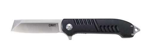 CRKT 4031 Razel GT 3.02" Folding Chisel Plain Satin 8Cr13MoV SS Blade Black/ Aluminum Handle Includes Pocket Clip