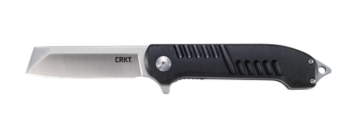 CRKT 4031 Razel GT 3.02" Folding Chisel Plain Satin 8Cr13MoV SS Blade Black/ Aluminum Handle Includes Pocket Clip