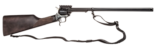 Heritage Mfg BR226B16-PIC Rough Rider Tactical Rancher Full Size 22 LR 6rd 16.12" Black Alloy Steel Barrel, Black Oxide Aluminum Receiver, Black Walnut Fixed Stock, Right Hand