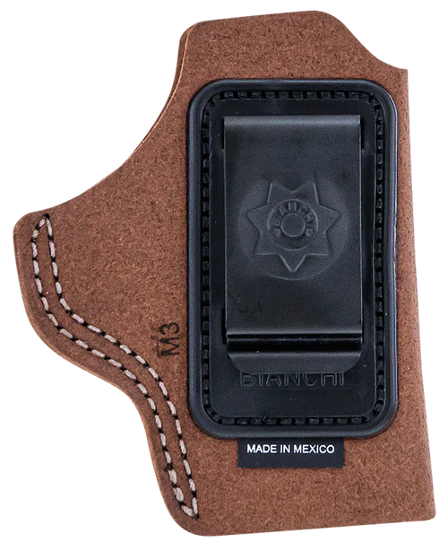 Bianchi 10380 6C  IWB Tan Leather Belt Clip Fits 2" Barrels/Ruger/Colt Charter Arms Right Hand