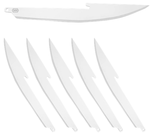 Outdoor Edge RR506 Replacement Blades 500 6 Blades, Boning/Fillet 5" 420J2 SS Blade