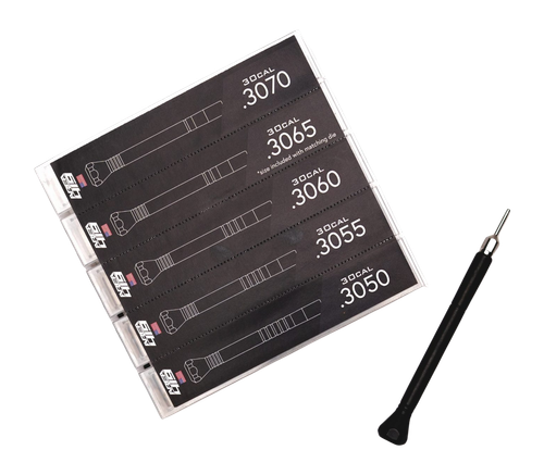AREA 419 419-MANDRELS-30 MANDREL SIZING KIT 30CAL