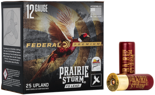 Federal PFX126FS4 Premium Prairie Storm FS 12Gauge 2.75" 1 1/4oz 4Shot 25 Per Box/10 Case