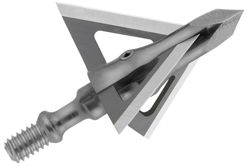 Muzzy 290 Trocar Broadhead 3-Blade Trocar Tip Solid Stainless Steel Ferrule Blades 100 gr/3 Per Pack