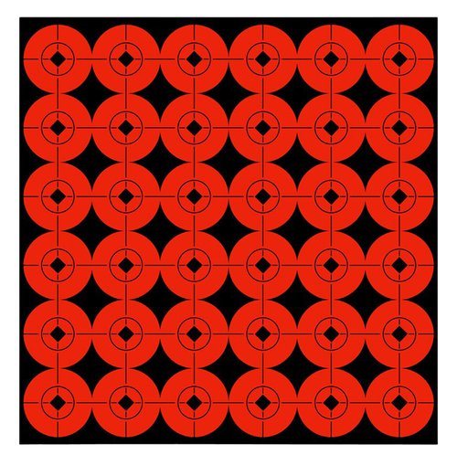 Birchwood Casey 33901 Target Spots  Self-Adhesive Paper Black/Orange 1" Bullseye 360 Pack