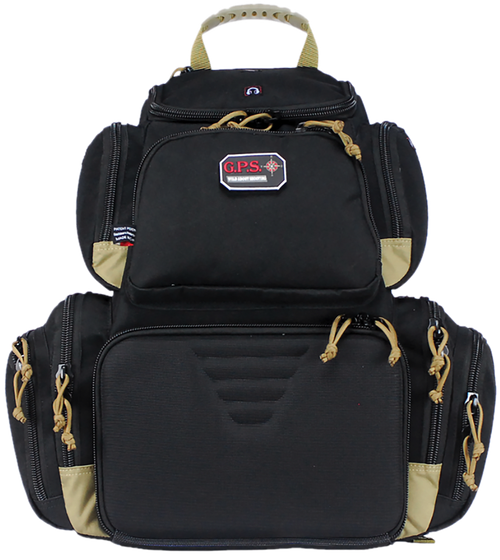 GPS Bags GPS1711BPBT Handgunner  Backpack 1000D Nylon Black/Tan