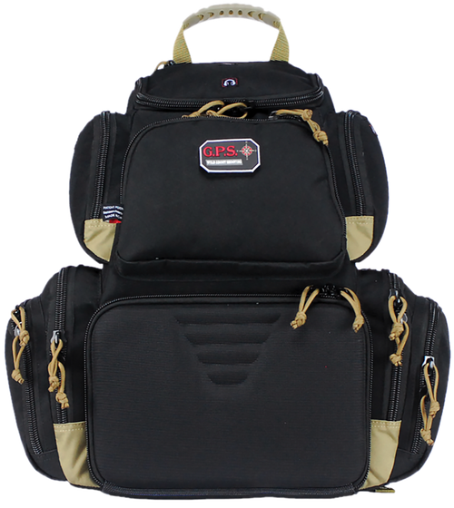 GPS Bags GPS1711BPBT Handgunner  Backpack 1000D Nylon Black/Tan