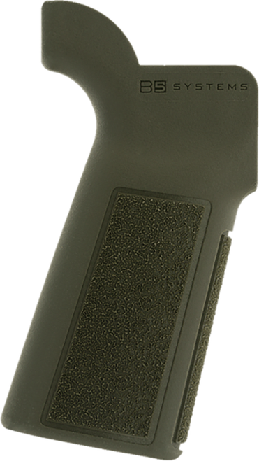 B5 Systems PGR1134 Type 23 P-Grip  OD Green Polymer, Aggressive Textured, Fits AR-Platform