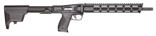 Smith & Wesson 12575 M&P FPC  9mm Luger 17+1/23+1 (3) 16.25" Steel Barrel, Black Anodized Receiver, Adjustable Black Stock, M-LOK Slots w/Picatinny Style Rail Black Polymer Grip