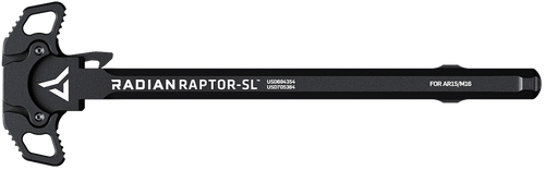 Radian Weapons R0176 Raptor SL Ambi Charging Handle, Black, Slim Line Handles, Fits Mil-Spec AR-15/M16 Platform