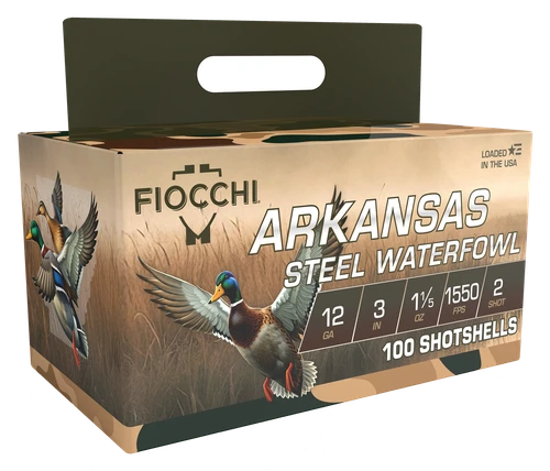 Fiocchi 123ADS2   12Gauge 3" 1 1/5oz 2Shot 100 Per Box/2 Case