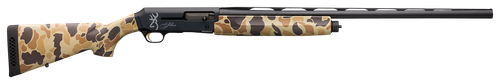 Browning 011431204 Silver Field 12 Gauge 28" 3.5" 4+1, Alloy Receiver With Black/Charcoal Bi-Tone Finish, Vintage Tan Camo Synthetic Stock With Textured Gripping Surface