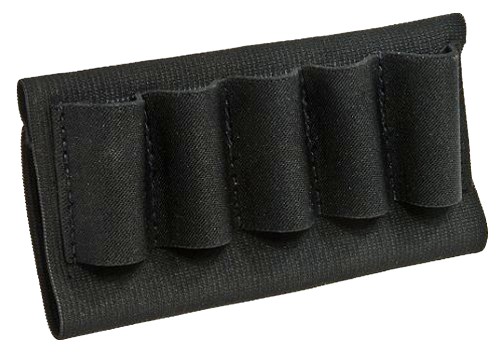 Blackhawk 74SH02BK Buttstock Shell Holder  Black Nylon 5rd Shotgun