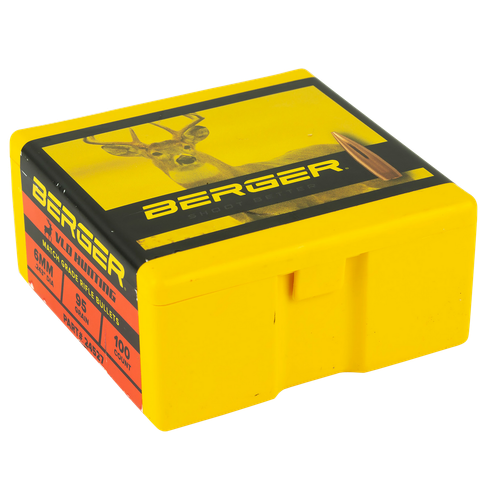 Berger Bullets 24527 VLD Hunting Long Range 6mm 95gr 100/Box
