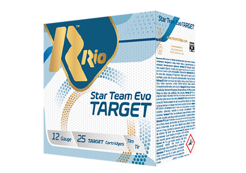 Rio Ammunition STT24LT75 Star Team EVO Target 12Gauge 2.75" 7/8oz 7.5Shot 25 Per Box/10 Case