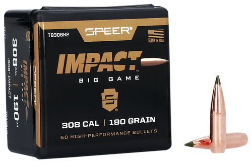 Speer TB308H2 Impact  30Cal 190gr Speer Impact 50 Per Box/5 Case