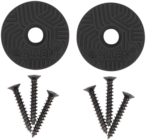 Allen 5649 Disc Gun & Tool Magnet Set Black Metal Screw On 2 pk