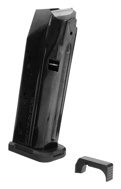 Shield Arms S15STARTERKITG3 S15 Magazine Gen 3 15rd 9mm Luger Compatible w/Glock 43/48 Black Steel
