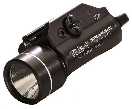 Streamlight 69110 TLR-1 Gun Light  Black Anodized 300 Lumens White C4 LED