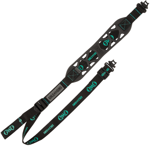 Girls With Guns 8274 Black Label  Black Rubber 22.50"-39" OAL Adjustable