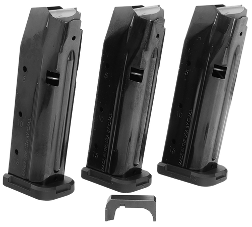 Shield Arms S15COMBOG33M1C S15 Magazine Gen 3 Combo 15rd 9mm Luger Compatible w/Glock 43X/48 Black Steel 3 Pack