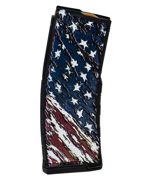 Amend2 556MOD3FLAG30 MOD-3  30rd 5.56 NATO Fits AR-15 American Flag Polymer