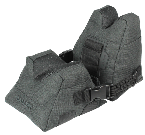 Allen 18417 Eliminator  Prefilled Front and Rear Bag, Gray Polyester, Side Release Buckles, Weighs 4.50 lbs., 11.50" L x 7.50" H