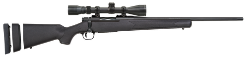 Mossberg 27867 Patriot Super Bantam 308 Win Caliber with 5+1 Capacity, 20" Fluted Barrel, Matte Blued Metal Finish & Black Synthetic Stock Right Hand (Youth) Includes 3-9x40mm Scope