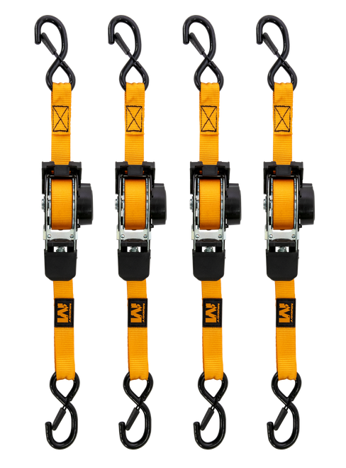 MUDDY MUD-RRS10-4PK   1"X10" RATCHET STRAPS ORG