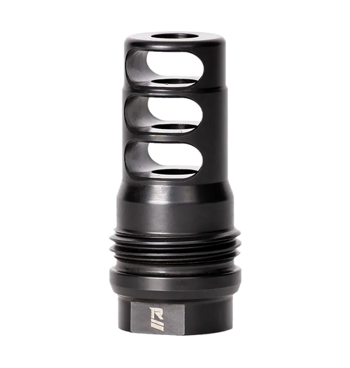 Rugged Suppressor MB011 3 Port Brake  Black with 1/2"-28 tpi Threads & 2.16" OAL for 5.56x45mm NATO Radiant762, Surge762, Razor762 & Micro30 Suppressors