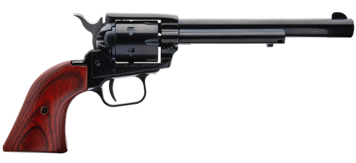 Heritage Mfg RR22B6 Rough Rider  22 LR 6 Shot, 6.50" Black Steel Barrel, Black Zinc Alloy Frame, Black Cylinder, Cocobolo Grip, Hammer/Thumb Safety, Exposed Hammer