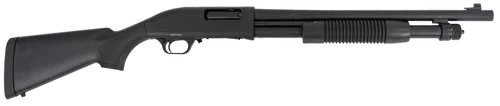 Tokarev USA 21000412 TX3 Hammer Full Size 12 Gauge Pump 3" 5+1 18.50" Black Chromate Cylinder Bore Barrel, Black Anodized Drilled & Tapped Receiver, Fixed Black Synthetic Stock