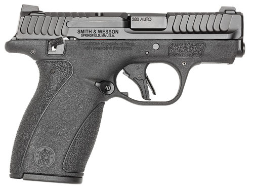 Smith & Wesson 14192 Bodyguard 2.0 Micro Frame 380 ACP 10+1 2.75" Black Armornite Stainless Steel Barrel & Serrated Slide, Black Armornite Polymer Frame, Textured Grip, Thumb Safety