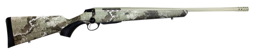 Tikka JRTXVA319 T3x Lite 6.5 PRC 3+1 24.30" Fluted/Threaded, Desert Verde Cerakote Barrel/Rec, Veil Alpine Synthetic Stock, Interchangeable Grip, Muzzle Brake