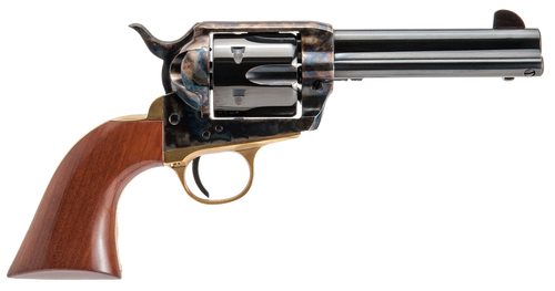Cimarron PPP357 Pistolero  38 Special 6 Shot 4.75" Blued Steel Barrel, Blued Cylinder, Color Case Hardened Steel Frame, Walnut Grip, Exposed Hammer