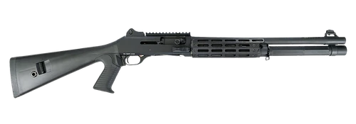 MAC 21000183 Agency Tradesman 1014 12 Gauge Semi-Auto 3" 5+1 18.50" Black Chromate Ported Barrel, Aluminum Receiver w/Picatinny Rail, M-LOK Handguard, Black Fixed w/Pistol Grip Synthetic Stock