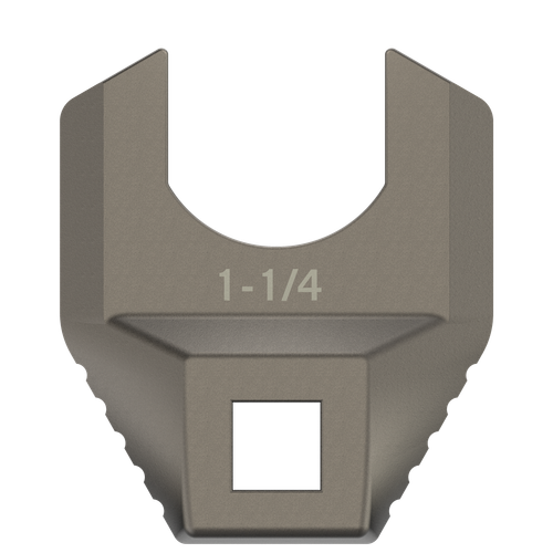Real Avid AVMF114BNW Master -Fit Barrell Nut Wrench 1 1/4" Titanium Titanium/Stainless Steel AR-Platform Free-Float Handle