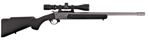 Traditions CR5-361130T Outfitter G3 w/Scope 360 Buckhammer 22" Tungsten Cerakote Chrome Lined Steel/ Target Crown Barrel, Tungsten Cerakote Drilled & Tapped Receiver, Black Synthetic Stock