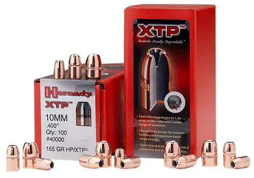 Hornady 35540 XTP  9mm .355 115 gr Hollow Point 100 Per Box/ 25 Case