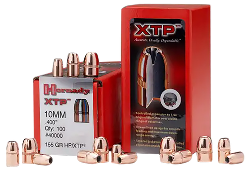 Hornady 35540 XTP  9mm .355 115 gr Hollow Point 100 Per Box/ 25 Case