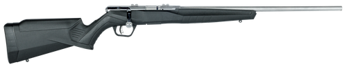 Savage Arms 70202 B Series FVSS Full Size 22 LR 10+1 21" Matte Heavy Button Rifled Barrel, Matte Drilled & Tapped Stainless Steel Receiver, Matte Black Fixed Synthetic Stock, Right Hand