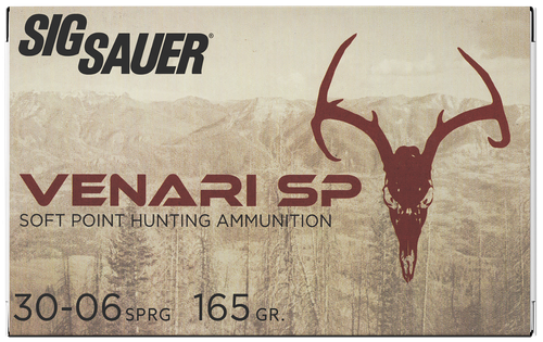 Sig Sauer V3006SP16520 Venari  30-06Springfield 165gr Soft Point 20 Per Box/10 Case