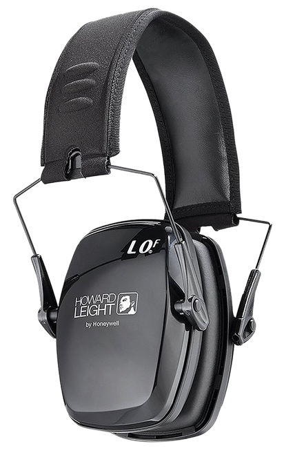 Howard Leight R01523 Leightning Ultra-Slim Passive Muff 23 dB Over the Head Black Adult